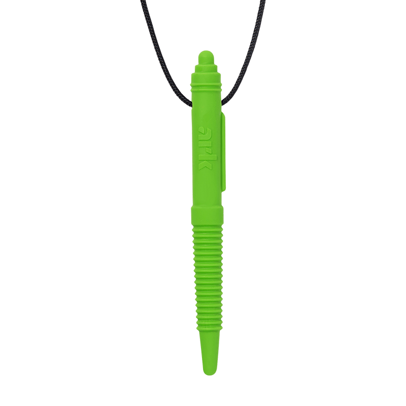 Ark Therapeutics Oral Motor Lime Green ARK Chewable Pen Necklace