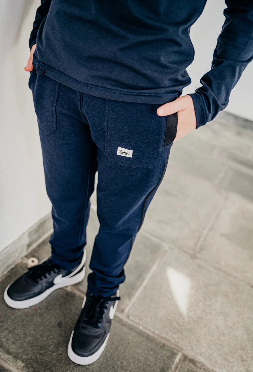 Sensory Corner Clothing & Accessories Sam Sensory - Air Slim Track Pants - Navy blue