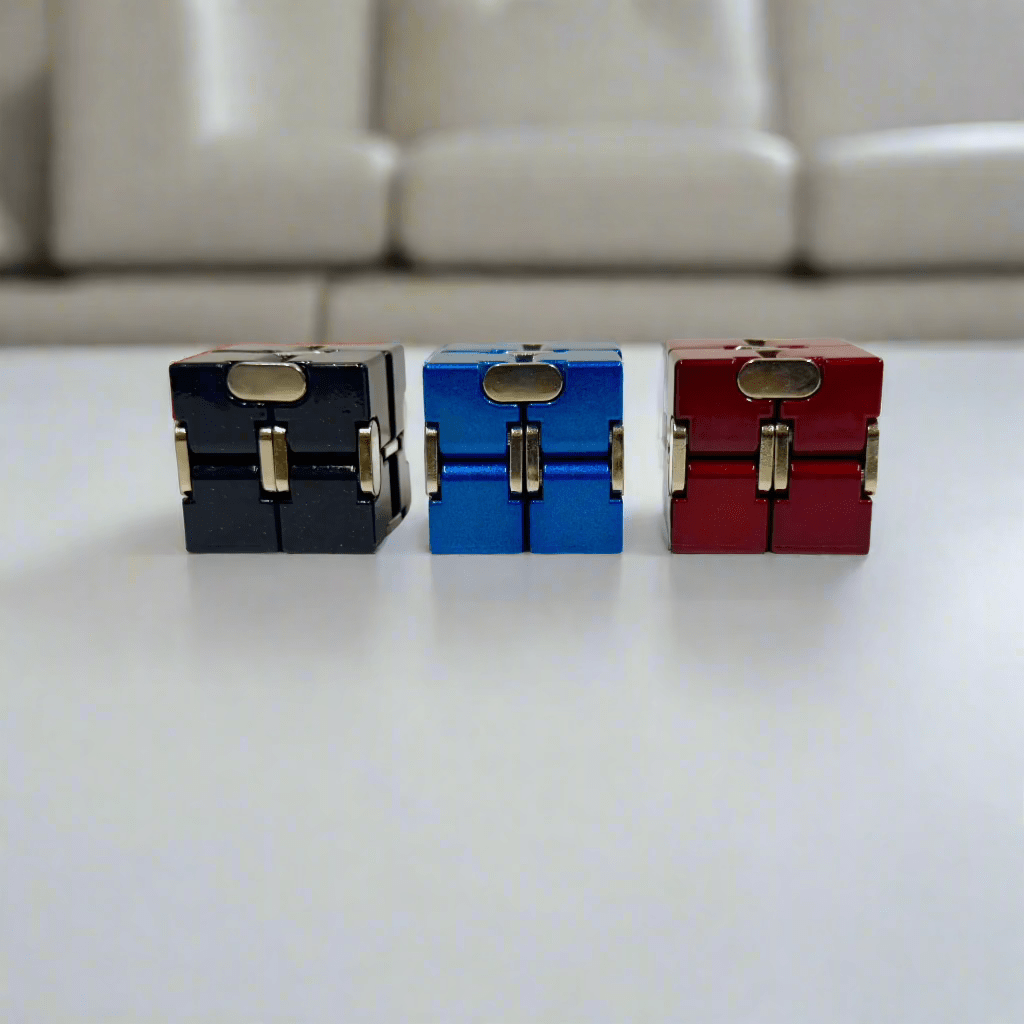 vendor-unknown Fidget Metal Infinity Cube