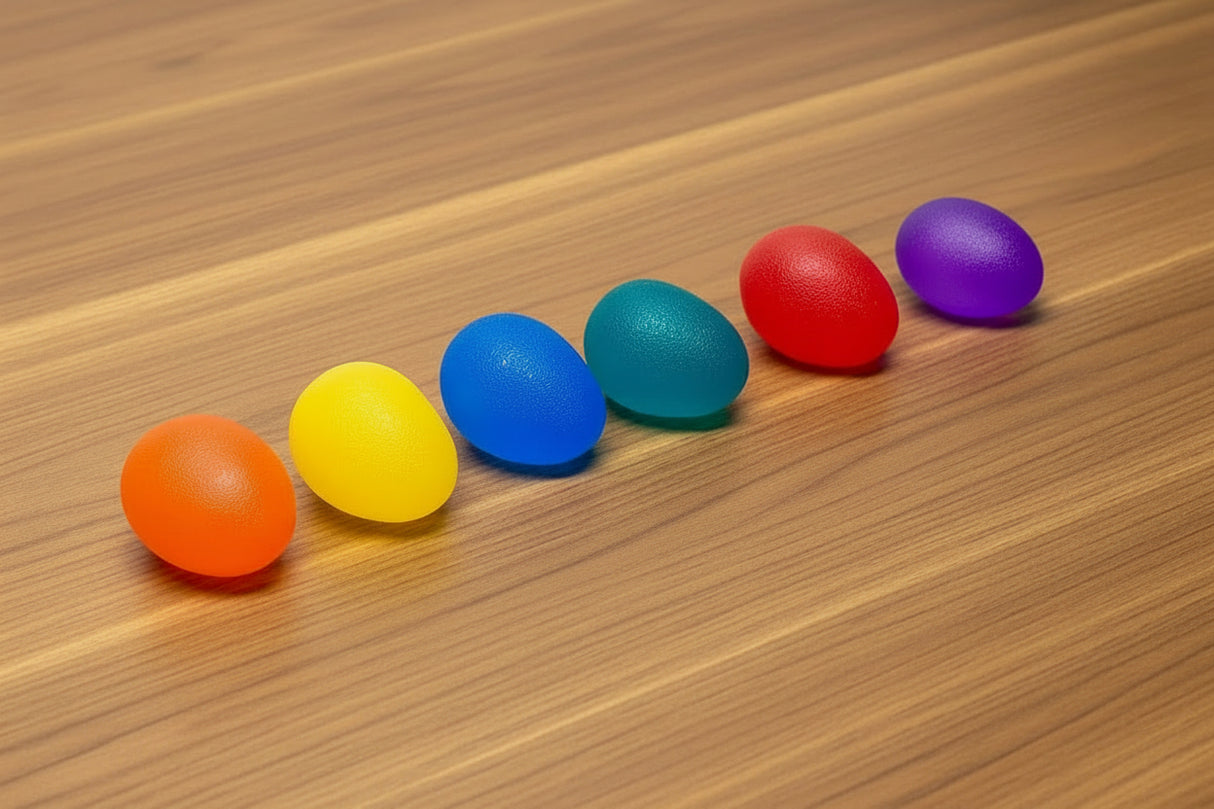 Yiwu Rich Toys Tactile Squeezy Eggs 6 Set