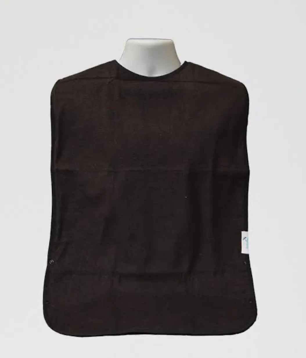 Brolly Sheets Aids For daily Living Black Adult Tray Bib