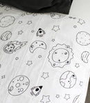 Brolly Sheet with wings - Space - Sensory Corner