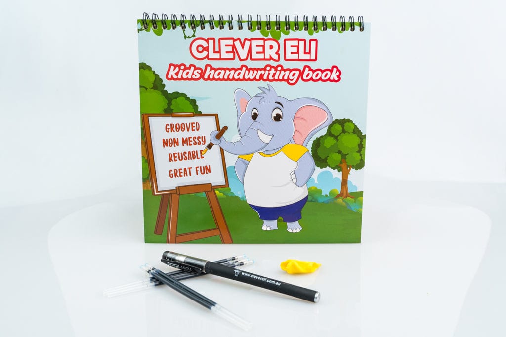 Clever Eli- Grooved Reusable Kids Handwriting Book, book, school,  communication, Children should improve their fine motor skills and visual  motor performance by practicing their handwriting skills. Studies show that  handwriting