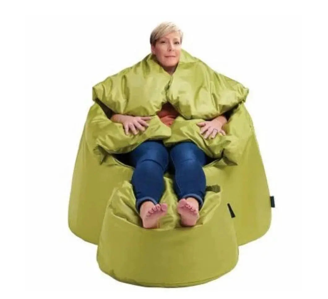 W.S. Medical Weighted/ Pressure Lime Green Protac Sensit and Puff Chair