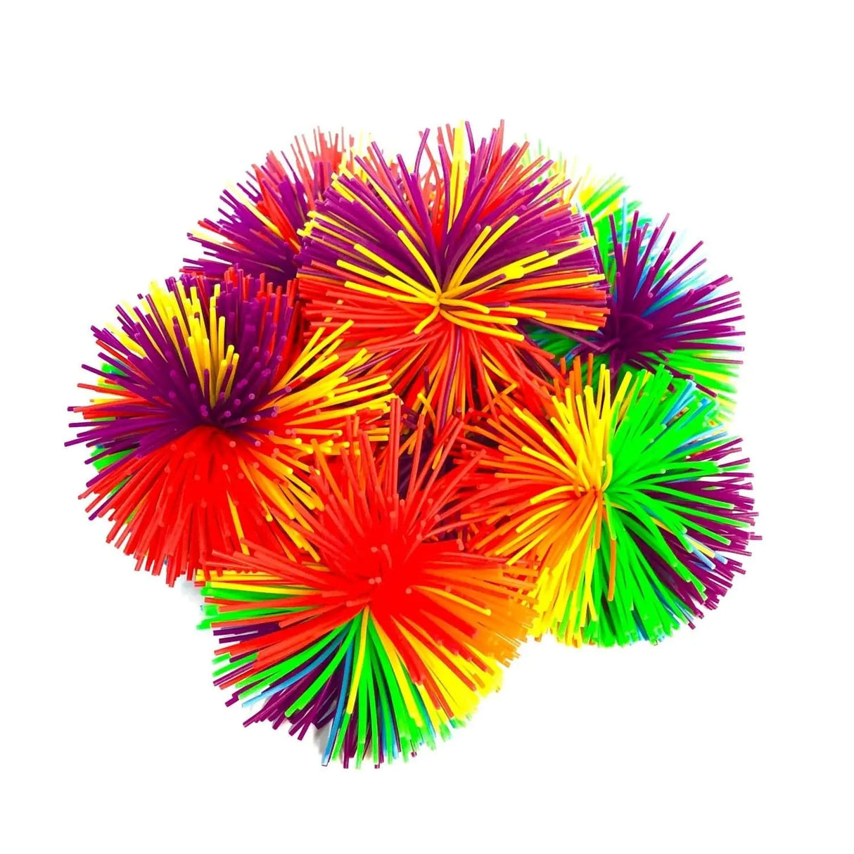 vendor-unknown Tactile 10 Set Rainbow Mini Pom Pom Ball