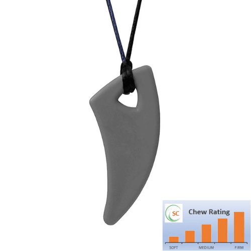 Ark Therapeutics Dark Grey Firm Saber Tooth Pendant