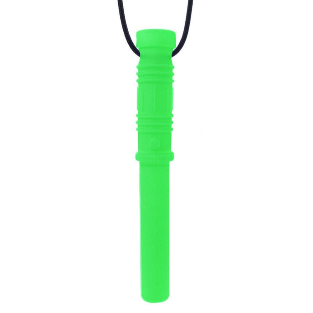 Ark Therapeutics Oral Motor Lime Green Translucent -Soft Bite Saber Pendant