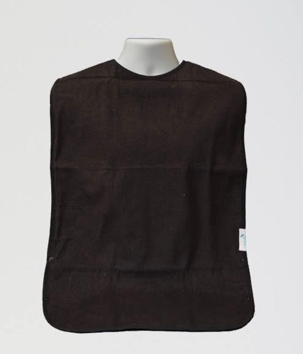 Brolly Sheets Aids For daily Living Black Adult Tray Bib