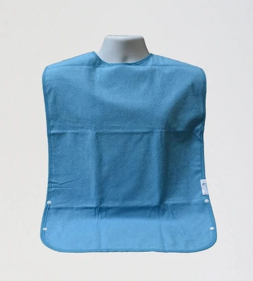 Brolly Sheets Aids For daily Living Teal Adult Tray Bib