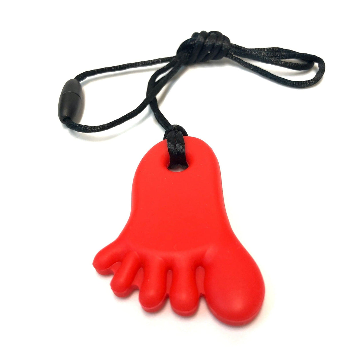 Kean Oral Motor Red Chewable Pendant-Foot