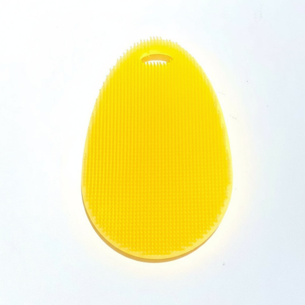 Kean Tactile Orange Fuzzy Tactile Brush