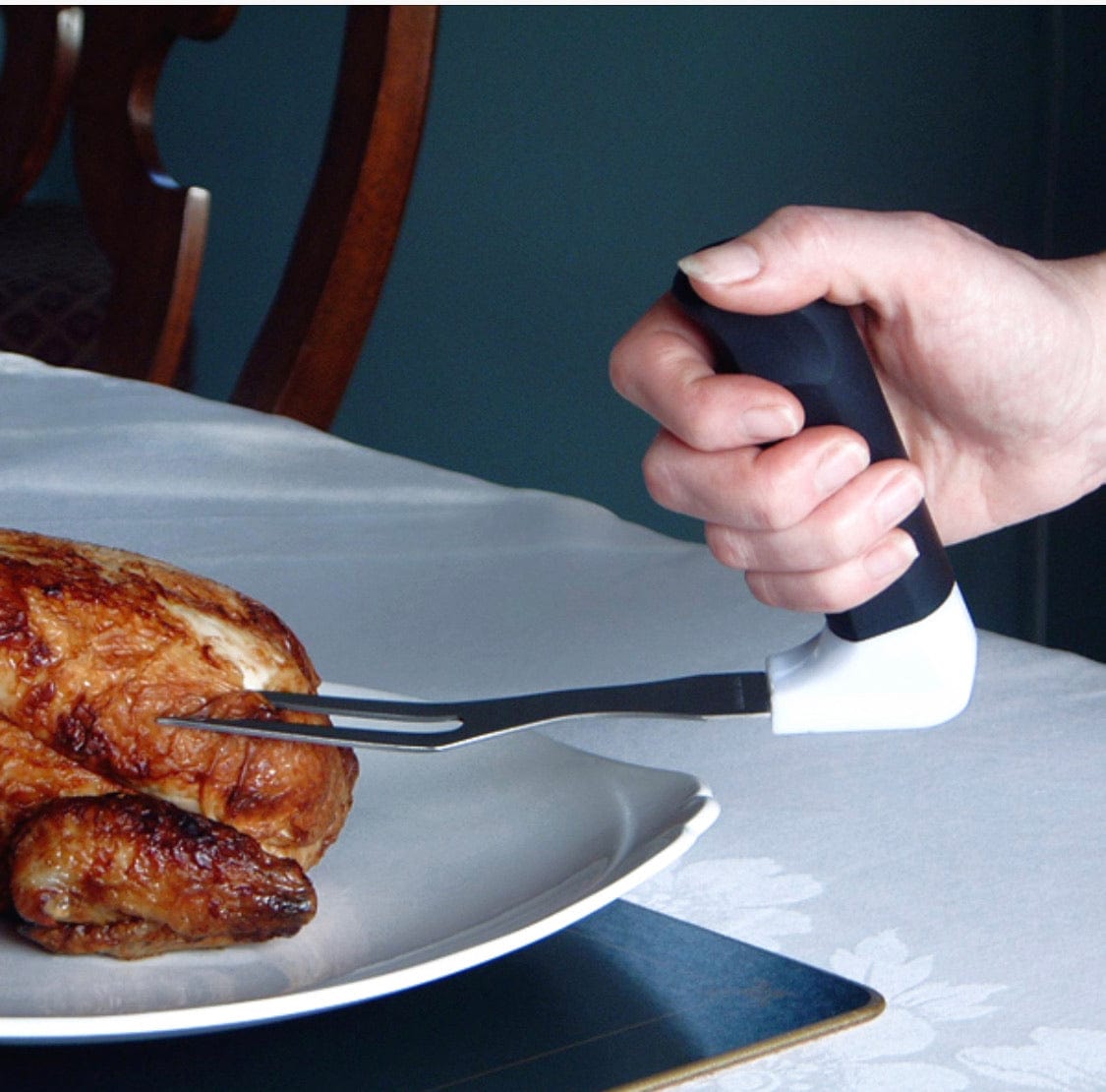 Peta-UK Ltd Aids For daily Living Easi Grip Carving Fork