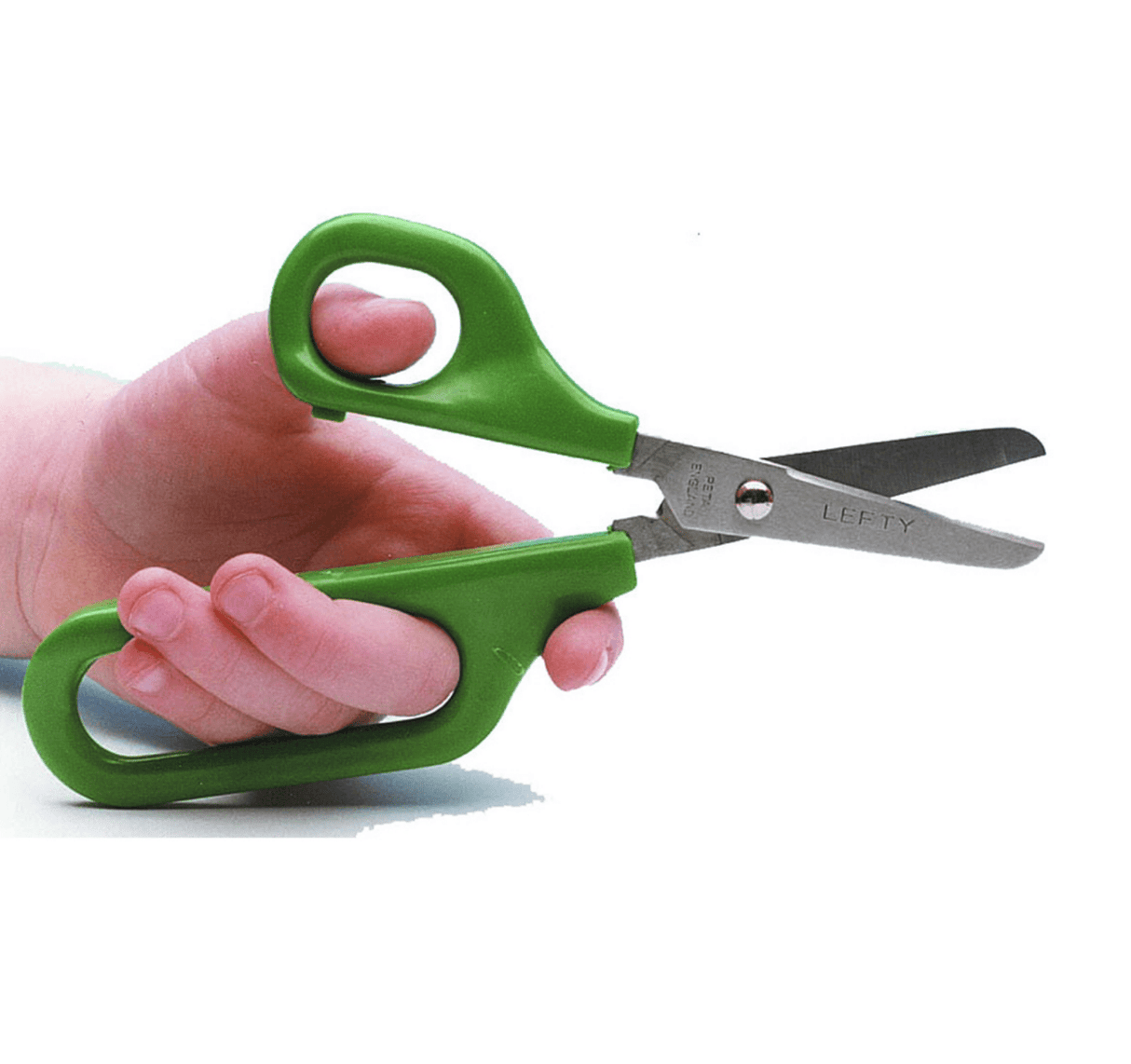 Peta-UK Ltd Fine Motor Left Hand / 45mm Long Loop Self Opening Scissors