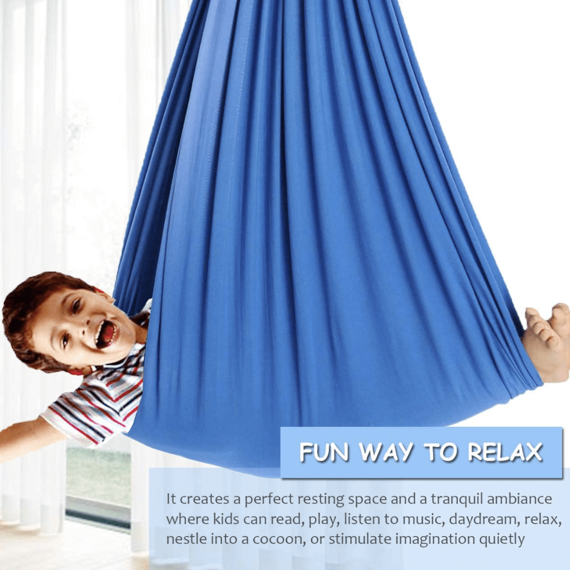 SensoME Vestibular Blue Swing Sensory Therapy Compression Swing