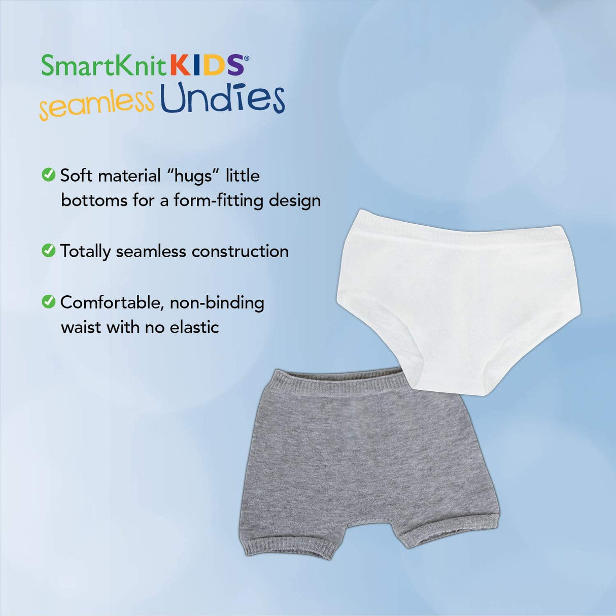Smartknit Clothing & Accessories Smart Knit Seamless Boys' Boxer Briefs