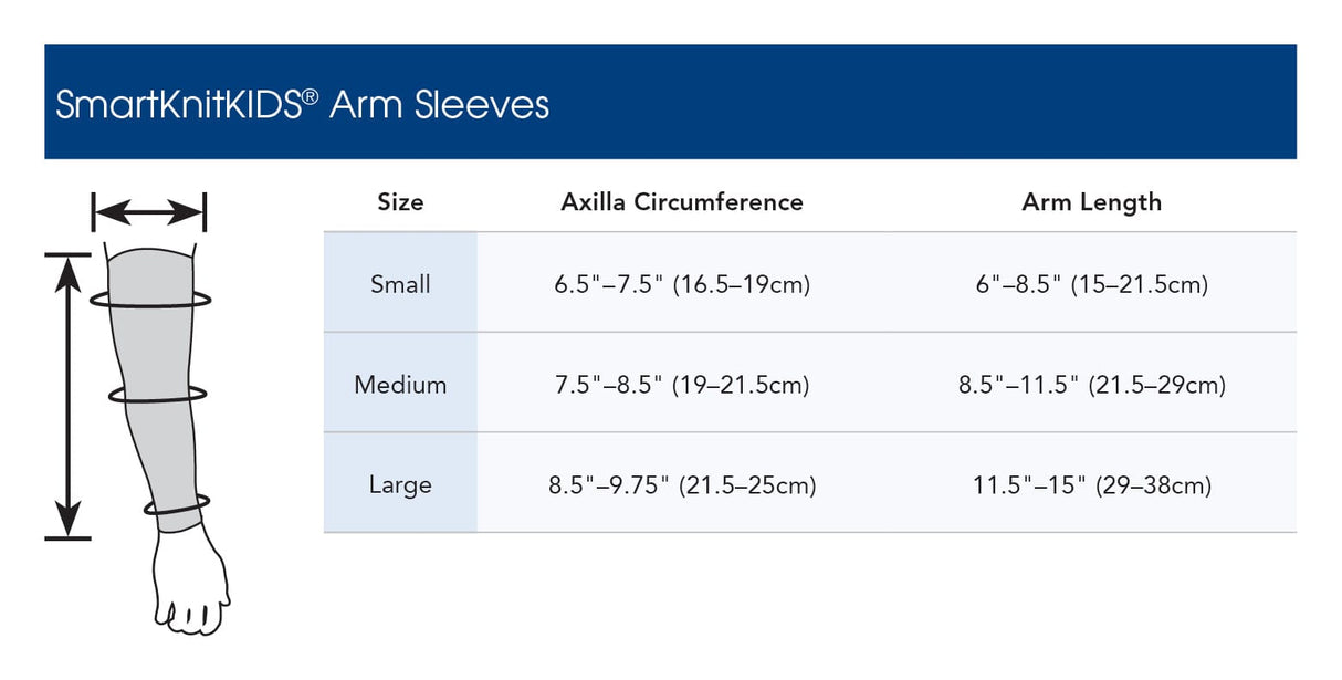 Smartknit Clothing & Accessories SmartKnit Kids' Seamless Compression Arm Sleeve