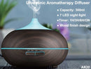 Ultrasonic Aromatherapy Diffuser Wood 300ml - Sensory Corner