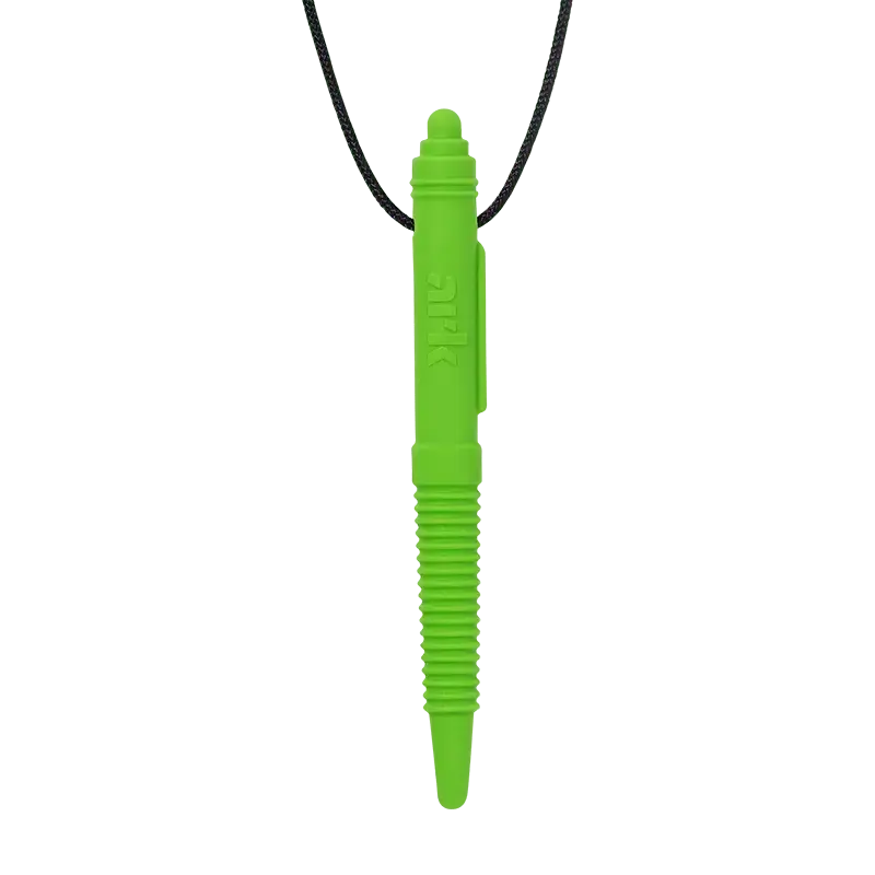 Ark Therapeutics Oral Motor Lime Green ARK Chewable Pen Necklace