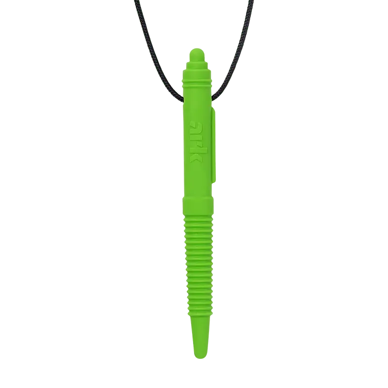 Ark Therapeutics Oral Motor Lime Green ARK Chewable Pen Necklace