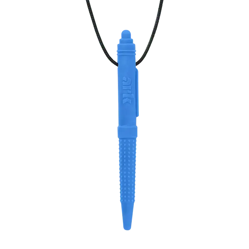Ark Therapeutics Oral Motor Royal Blue ARK Chewable Pen Necklace