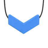 Sensory Corner Royal Blue - XXT Firm Ark Chevron Chew Necklace