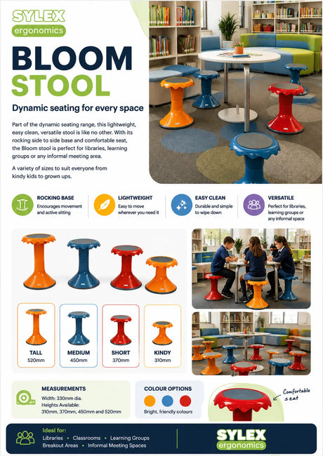 Bloom Stool Sylex Ergonomics New Zealand