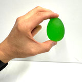 Egg-Shaped Gel Ball (Green) Fabrication Enterprises