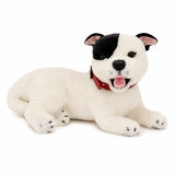 Weighted Dog Staffordshire Bull Terrier White 1.8kg vendor-unknown