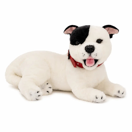 Weighted Dog Staffordshire Bull Terrier White 1.8kg vendor-unknown