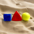 Abilitations Tactile Sand Ball Shapes (Set 3)