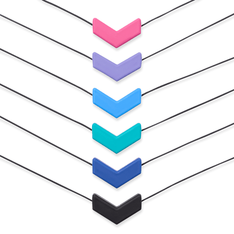 Sensory Corner Ark Chevron Chew Necklace