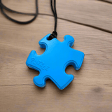 Sensory Corner Blue Puzzle Piece Chewable Pendant