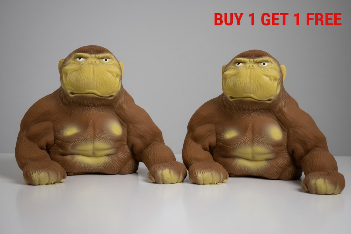 Sensory Corner Fidget Gorilla Squishy + FREE Stretchy Gorilla JR