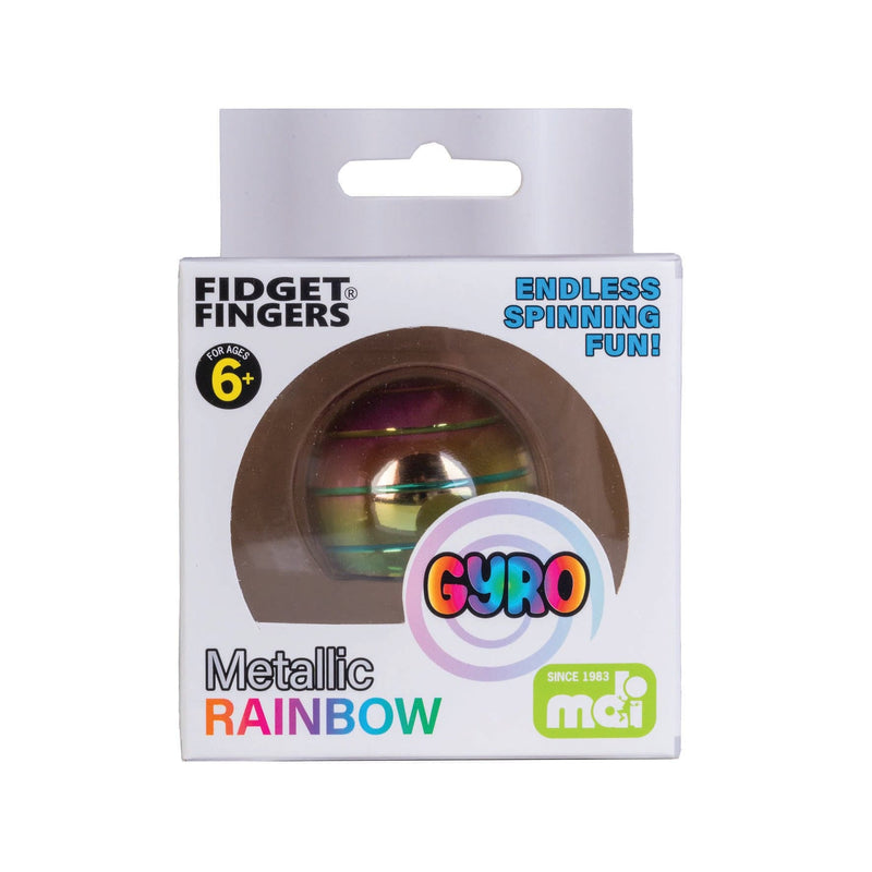 Sensory Corner Fidget Metallic Rainbow Gyro