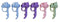 Sensory Corner Hand Writing Five Finger Grip (6 Set)