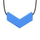 Sensory Corner Royal Blue - XXT Firm Ark Chevron Chew Necklace