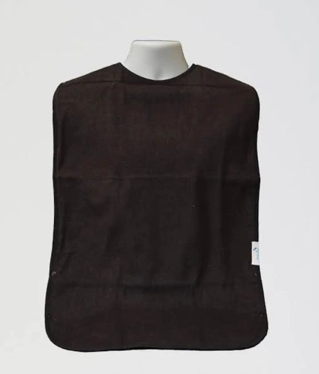 Brolly Sheets Aids For daily Living Black Adult Tray Bib
