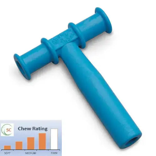 Chewy Tube Oral Motor Blue Chewy Tubes with breakaway cords 6 set
