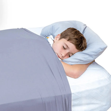 Sensory Corner Weighted/ Pressure King Single - Cotton/Spandex / Light Grey Compression Bed Sheets NEW