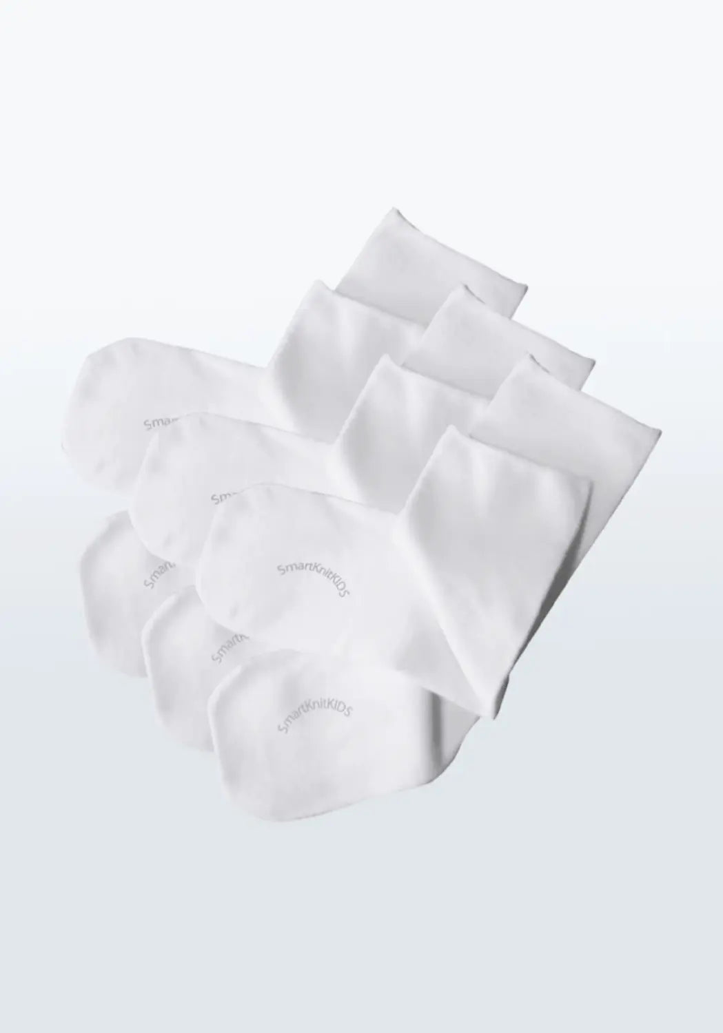 Smartknit Clothing & Accessories Medium / White / 3-Pack Seamless Kids Socks