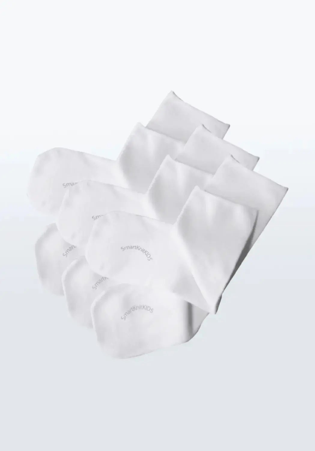 Smartknit Clothing & Accessories Medium / White / 3-Pack Seamless Kids Socks