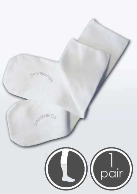 Smartknit Clothing & Accessories Small / White / Single Seamless Kids Socks