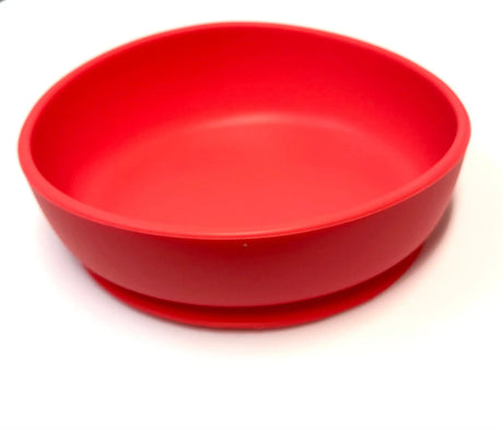 Kean Aids For daily Living RED Silicone Suction Bowl