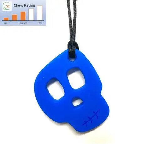 Yiwu Enjoy Commodity Co Ltd Royal Blue Skull Chewable Pendant
