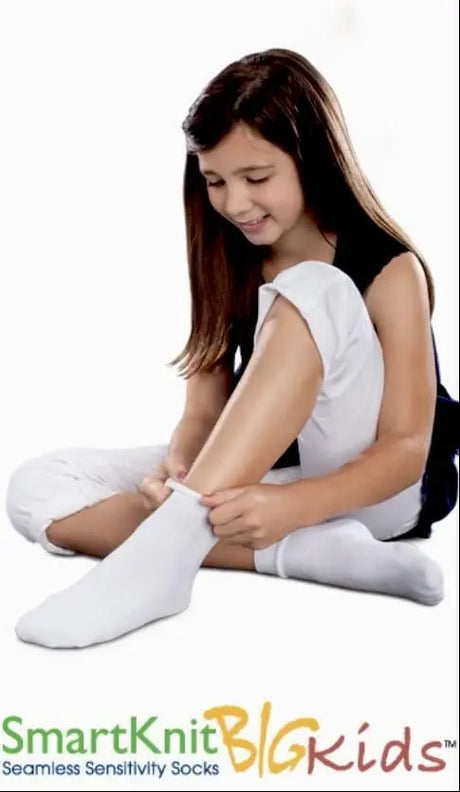 Smartknit Clothing & Accessories SmartKnit Big Kids Seamless Socks (Adults)
