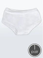 Smartknit Clothing & Accessories Small SmartKnit Kids' Girls' Seamless Low Rise Boy Cut Style Undies