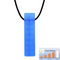 Ark Therapeutics Oral Motor Blue Translucent - Medium Brick Stick Chewable Necklace