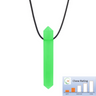 Ark Therapeutics Oral Motor Green Translucent Medium Soft Krypto Bite Chewable Gem Necklace