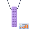 Ark Therapeutics Oral Motor Lilac - Firm Brick Stick Chewable Necklace