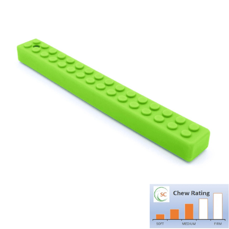 Ark Therapeutics Oral Motor Lime Green - Medium Mega Brickstick Necklace